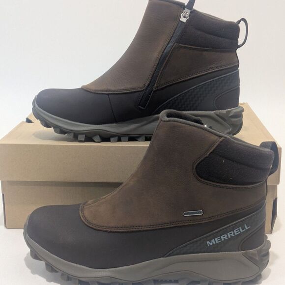 Merrell Shoes - Merrell Thermo Kiruna Mid Zip Waterproof Boots Clay Women’s 10 J035092